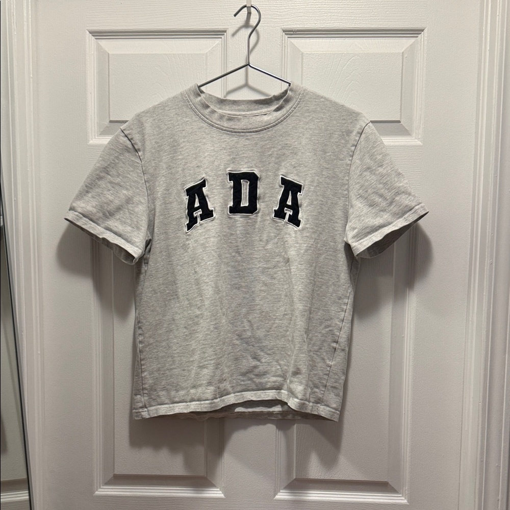 Adanola Light Gray Crewneck Tee